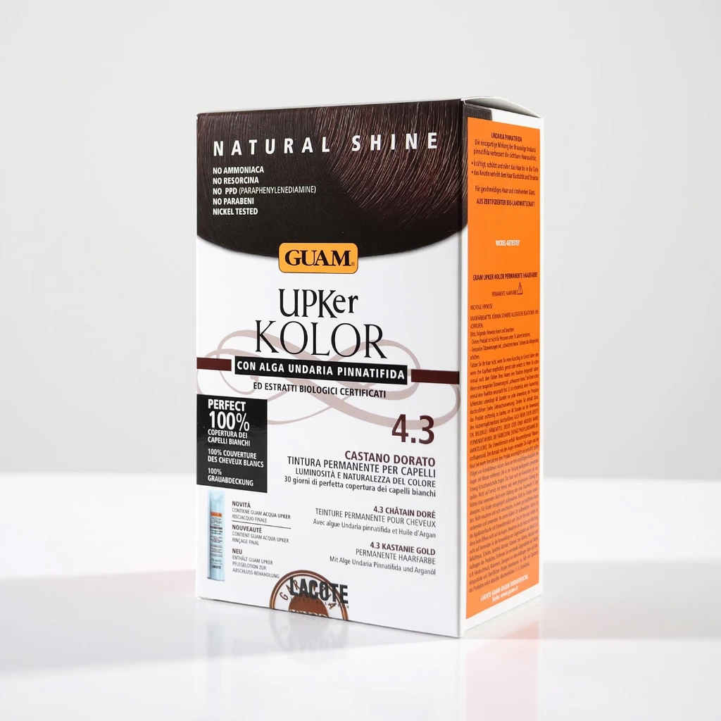 GUAM UPKer Kolor Naturtöne Goldtöne goldenes Kastanienbraun 215 ml 4-30 seitlich.webp