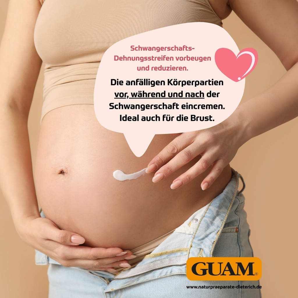 GUAM DUO Intensivcreme gegen Dehnungsstreifen für Brust und Körper 200ml