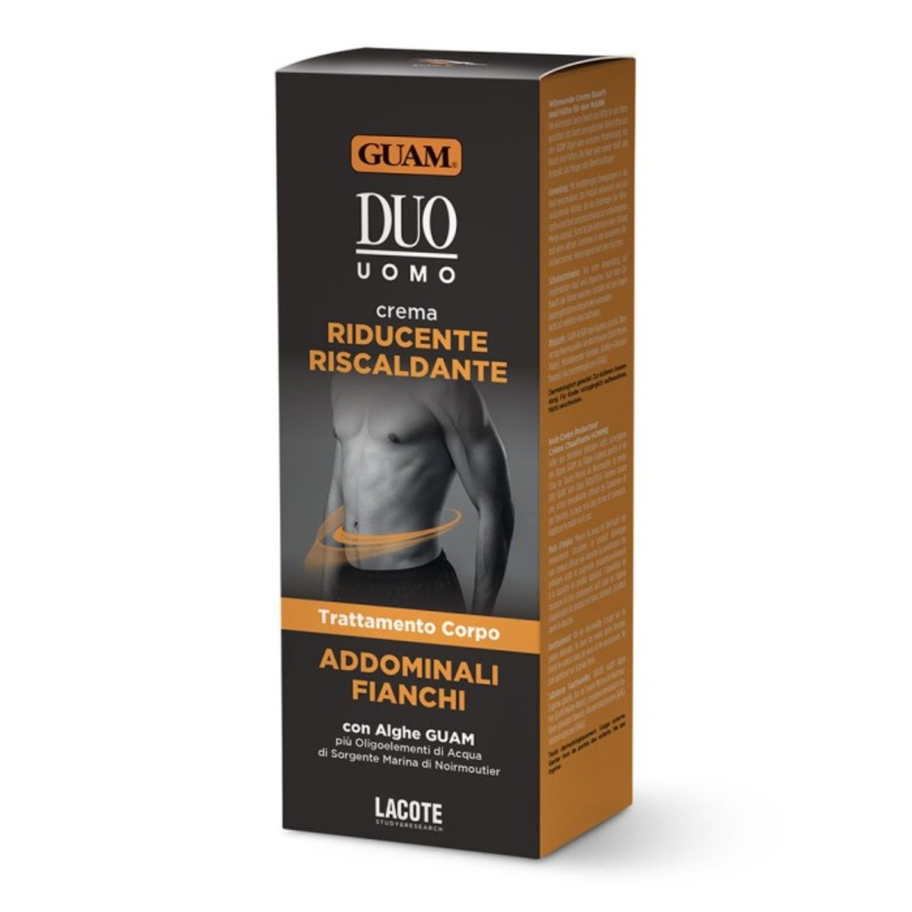 GUAM DUO UOMO stark fettreduzierende und straffende Creme für den Mann 200ml 