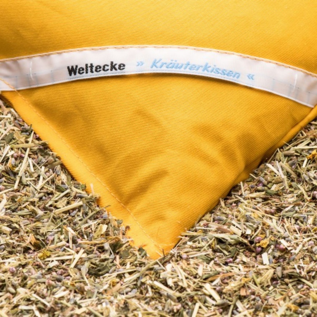 Weltecke Kräuterkissen 25x25 cm