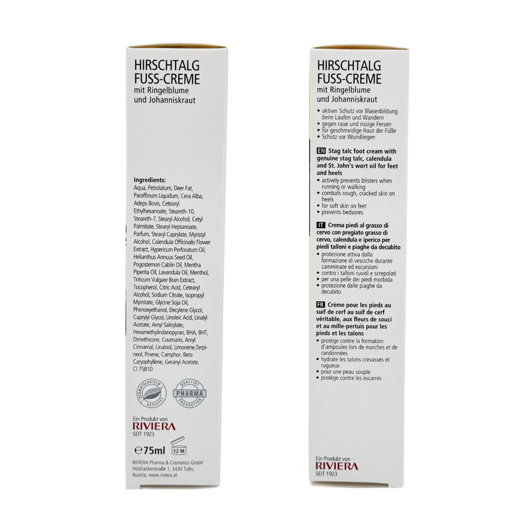 Holzhacker Hirschtalg Fußcreme  75 ml