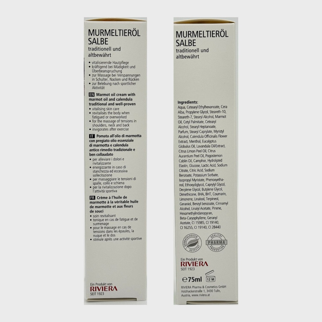 Holzhacker Murmeltieröl Salbe 75 ml