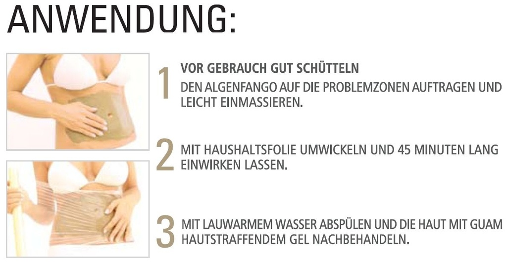 GUAM Algenfango für Bauch und Hüfte FIR 1kg