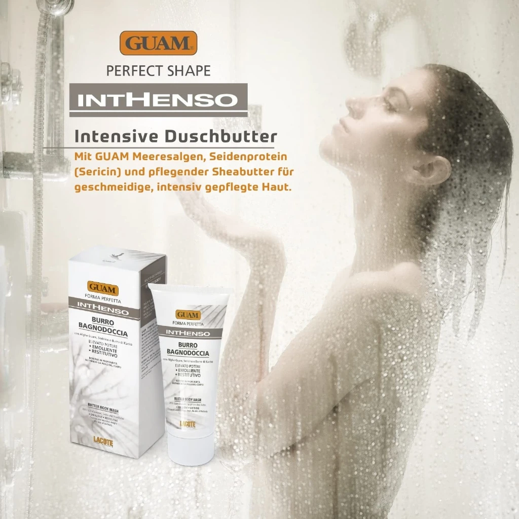GUAM Intensiv Duschbutter_Inthenso Burro Bagnodoccia 150ml 864 Anwendung.webp