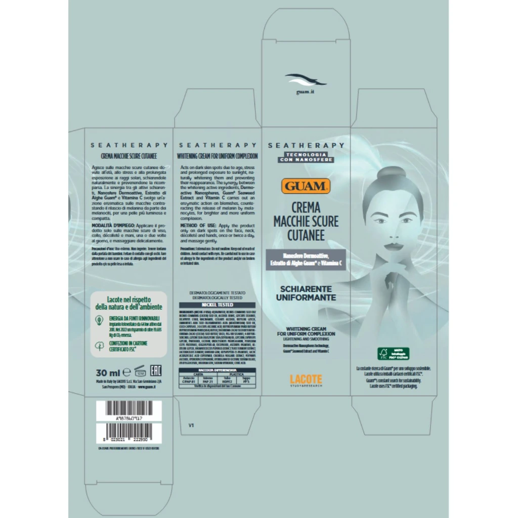 GUAM Seatherapy gegen dunkle Hautflecken  30ml 1120 Verpackung.webp