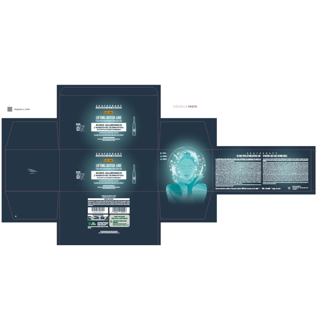 GUAM SeaTherapy Botox-Like Lifting Effect 10 Vials x 2 ml Verpackung.webp