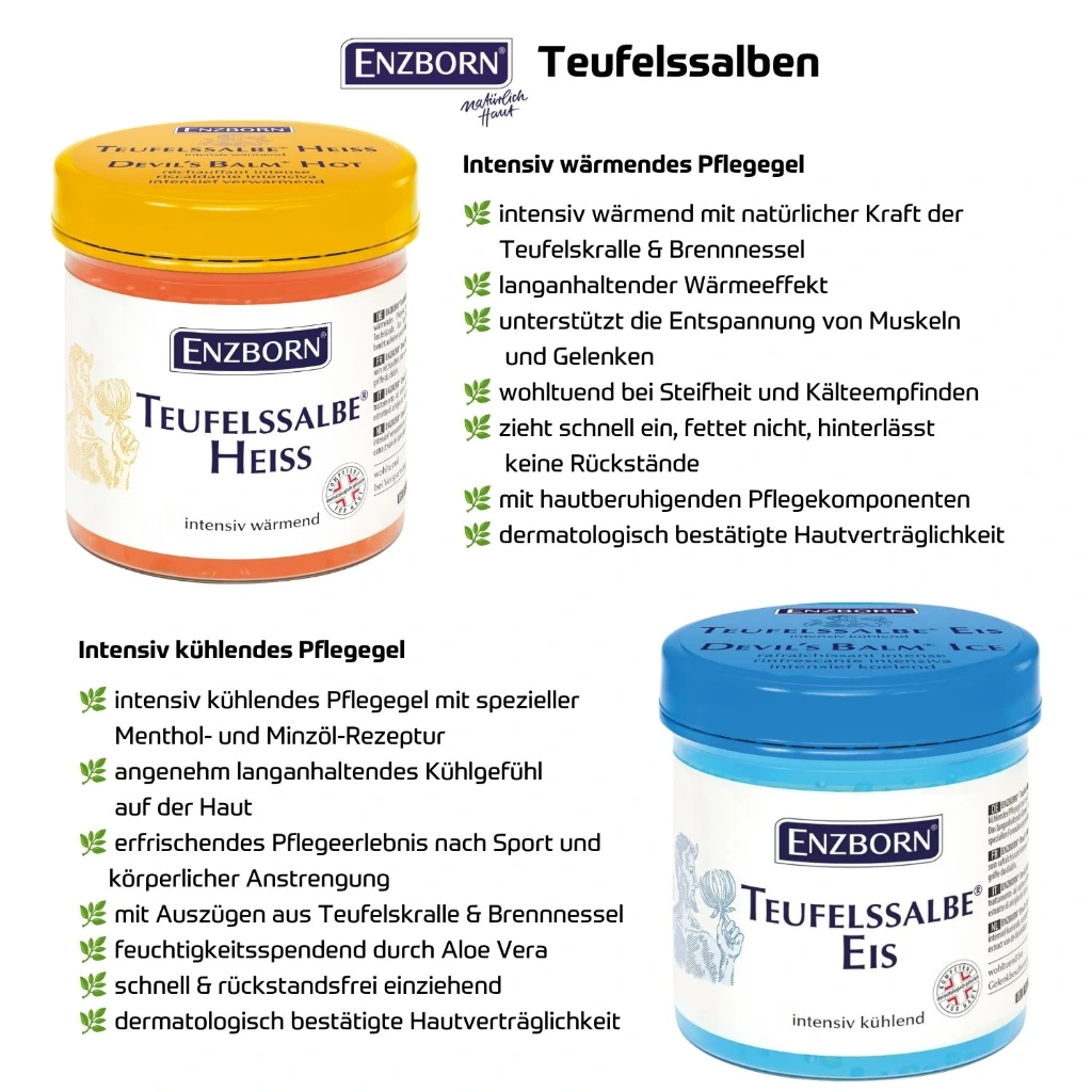 ENZBORN Teufelssalbe Heiss & EIS Produktvorteile.webp
