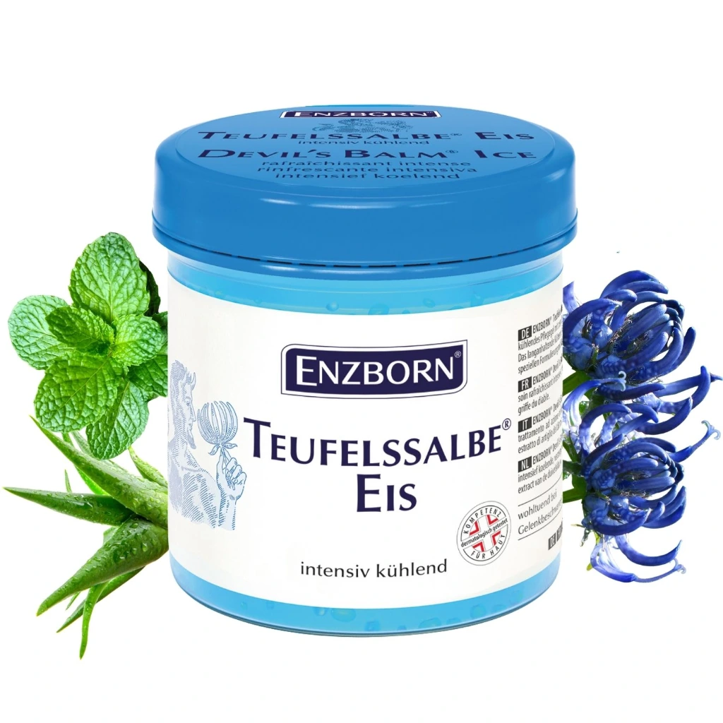 ENZBORN Teufelssalbe Eis  200ml Dose 62106 Produktbild Inhaltsstoffe Front.webp