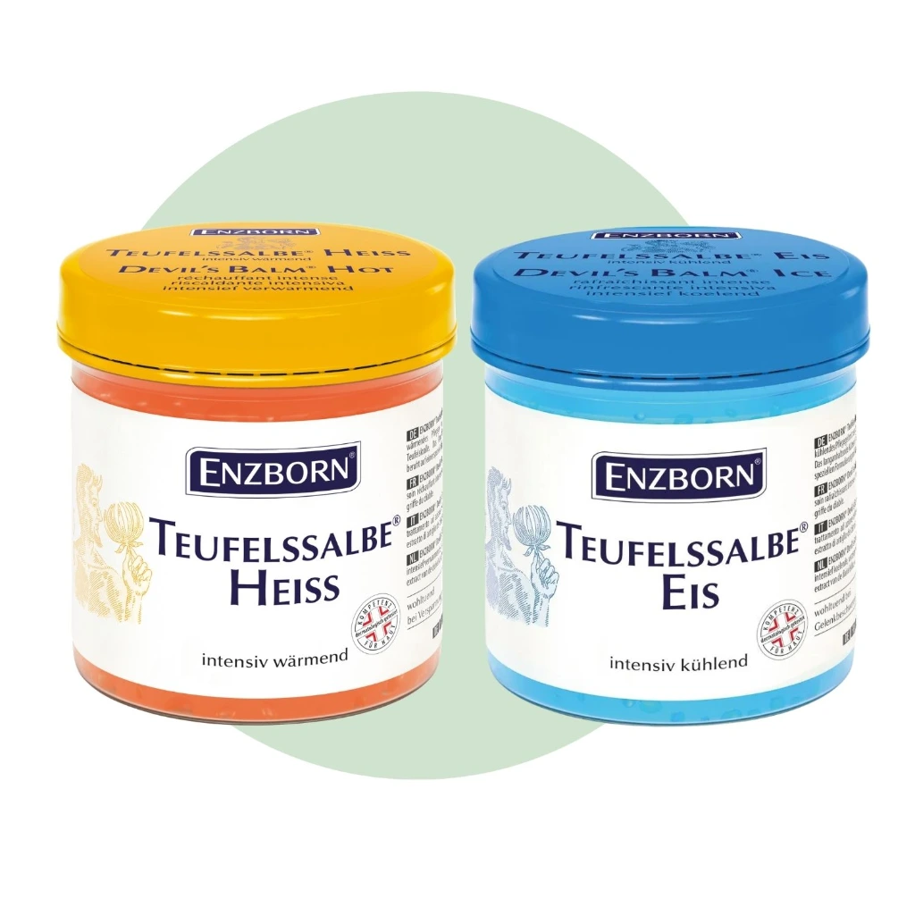 ENZBORN Teufelssalbe Eis und Heiss 200ml Dose Front.webp