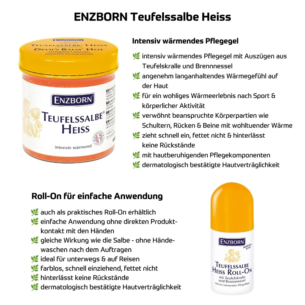 ENZBORN Teufelssalbe Heiss Dose & Roll-on.webp