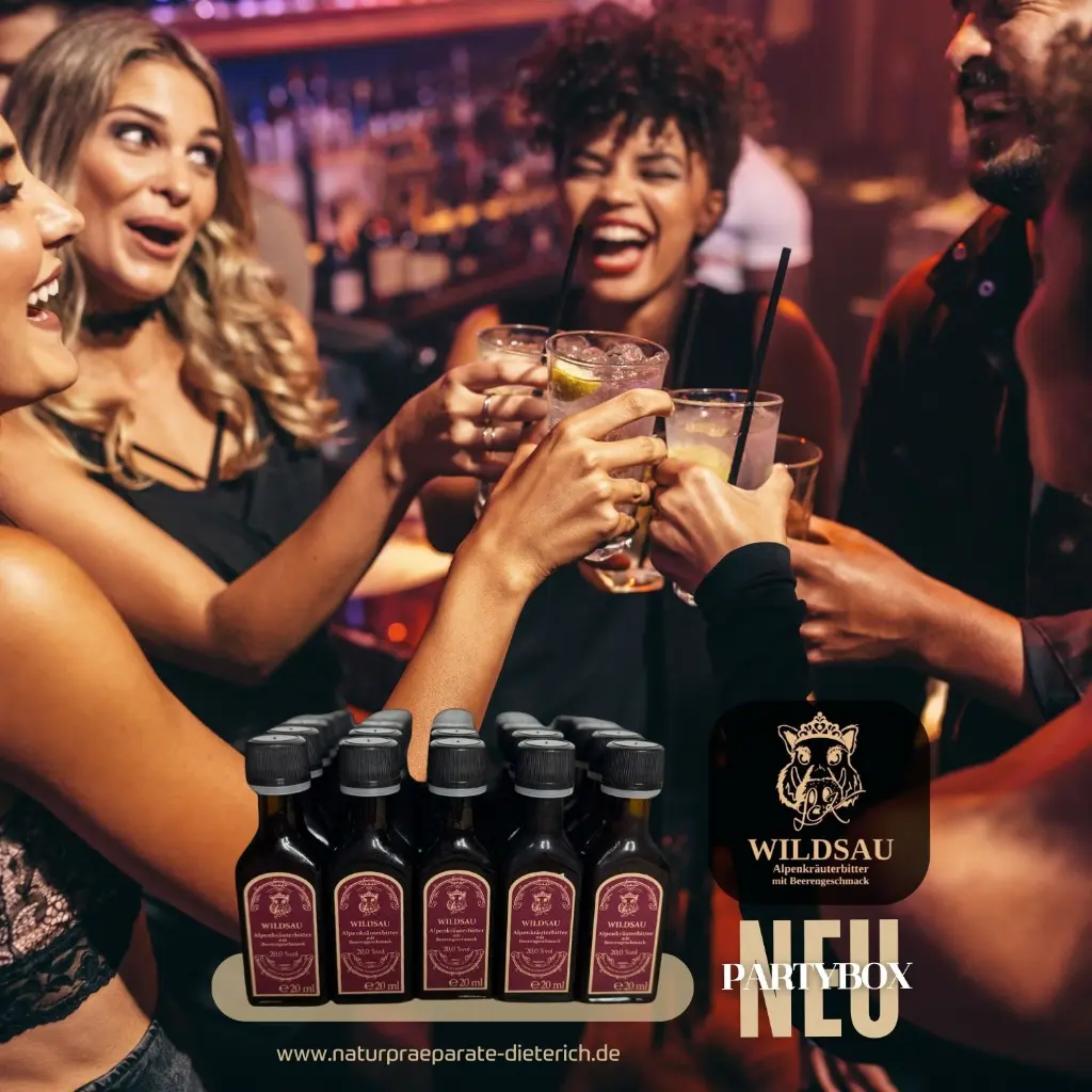 Wildsau Alpenkräuterbitter Partybox Party1500x1500px.webp