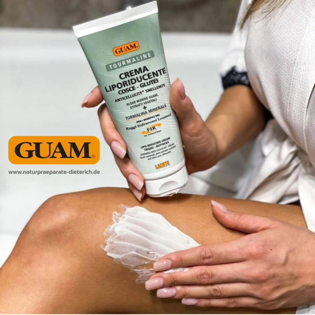 GUAM fettreduzierende Intensiv-Creme Gesäß Oberschenkel 200ml  875  Auftragen.webp