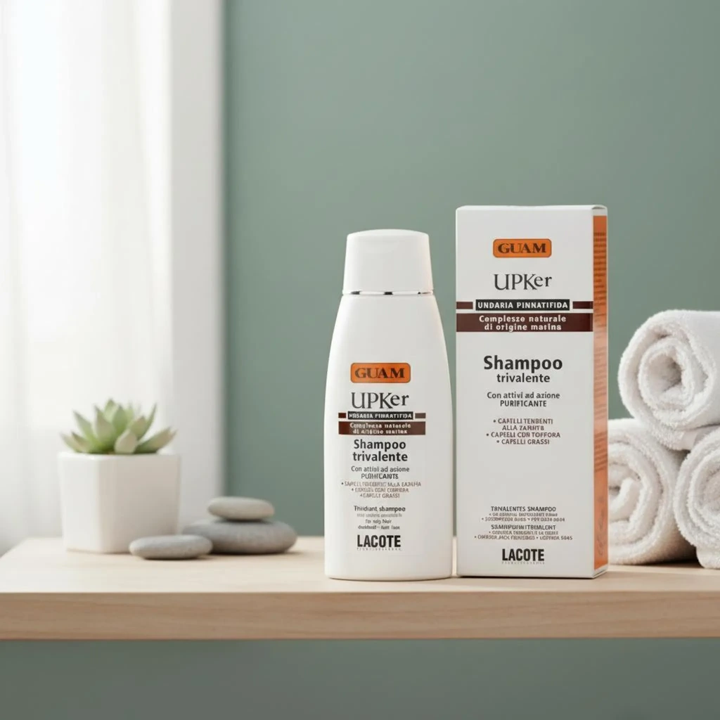 GUAM UPKer Shampoo für Haar Kopfhaut gegen Schuppen fettiges Haar_2.webp