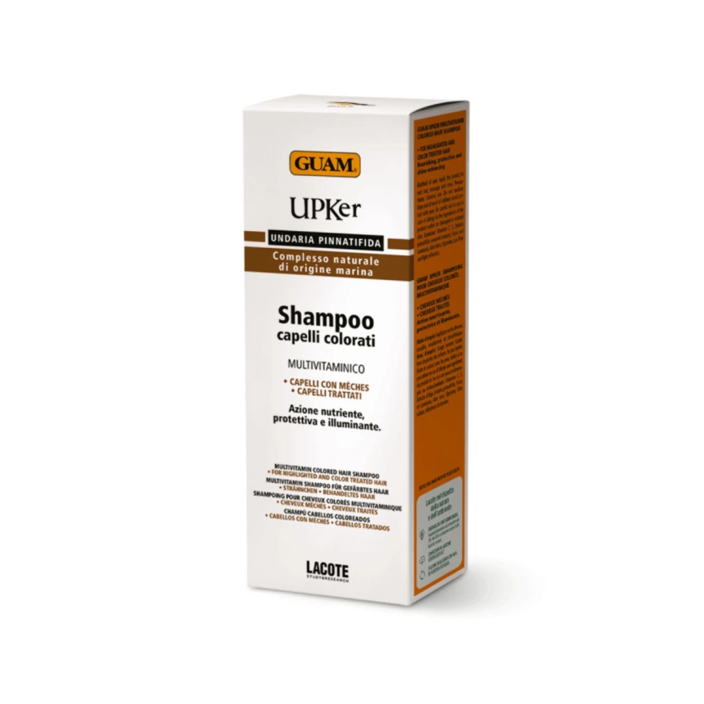 GUAM UPKer Shampoo für gefärbtes Haar und Strähnen Packung.webp
