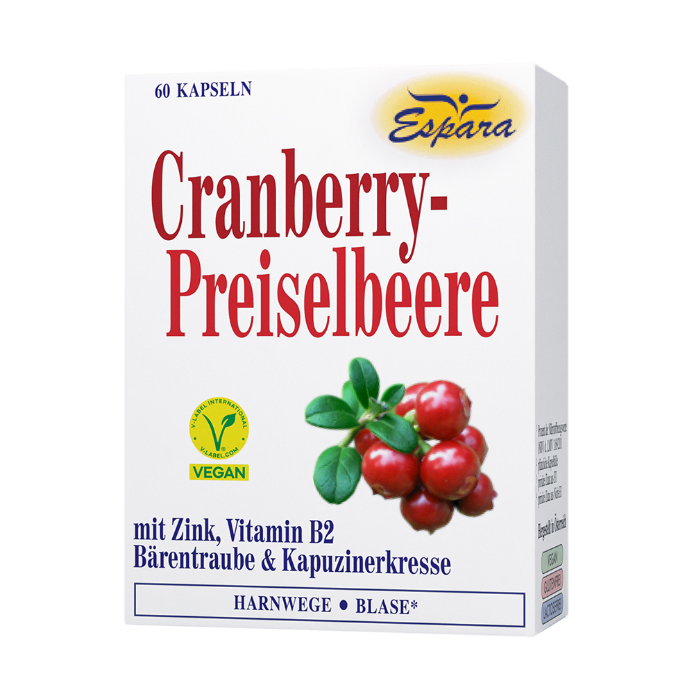 Espara Cranberry-Preiselbeere Kapseln 60 Kps.