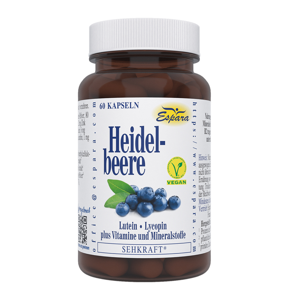 [7400544] Espara Heidelbeere Kapseln 60 Kps.