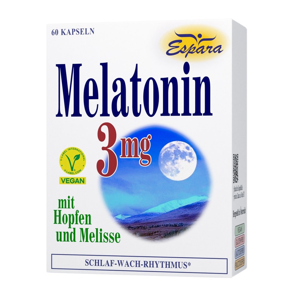 [7402098] Espara Melatonin 3mg 60 Kps.