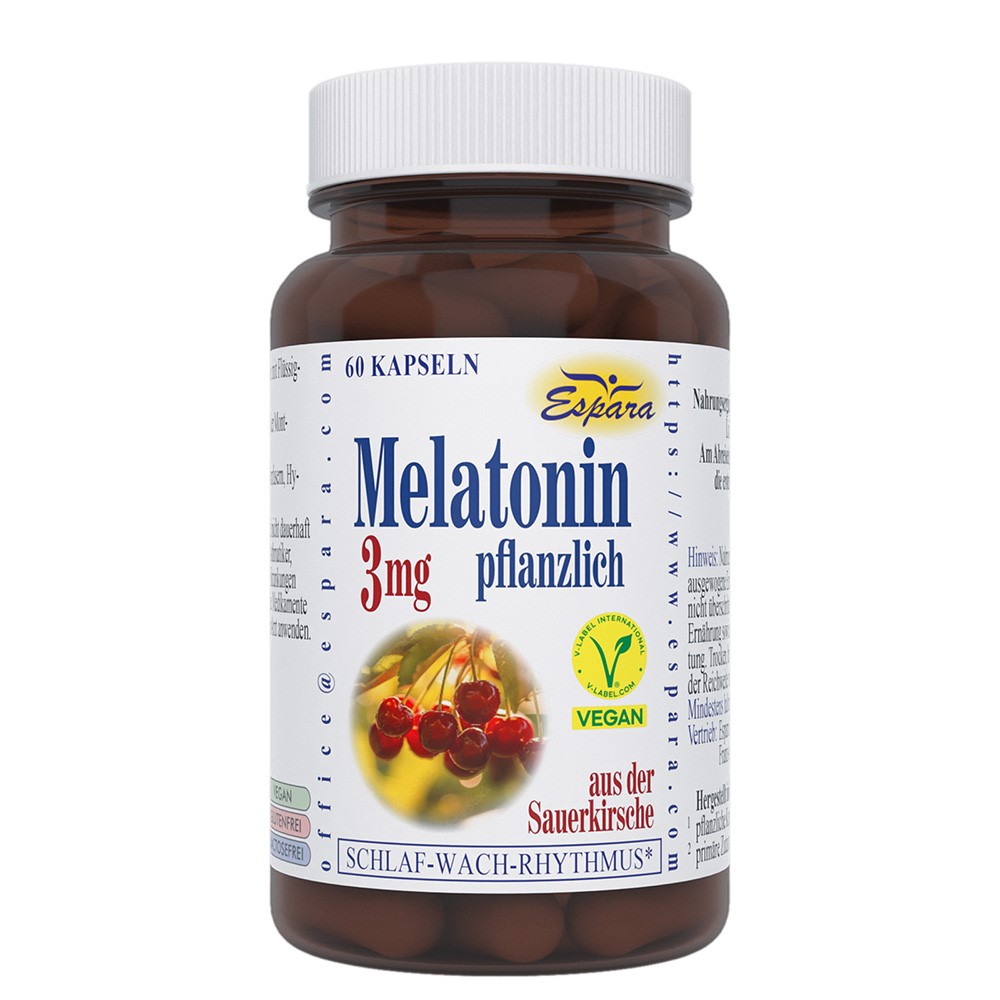 [7403323] Espara Melatonin 3mg pflanzlich 60 Kps.