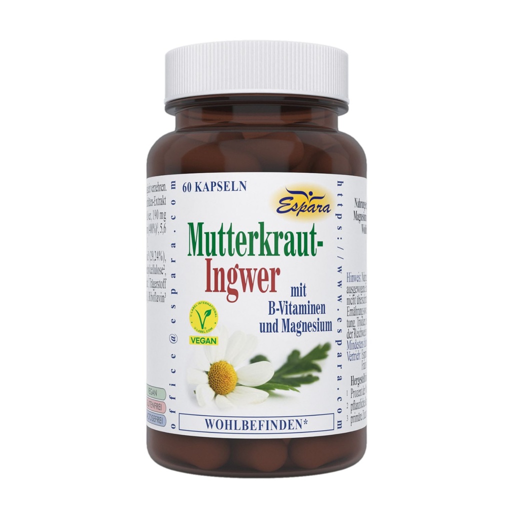 [7402647] Espara Mutterkraut-Ingwer Kapseln 60 Kps.