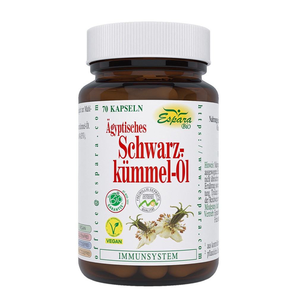 Espara Schwarzkümmel-Öl BIO 70 Kps.