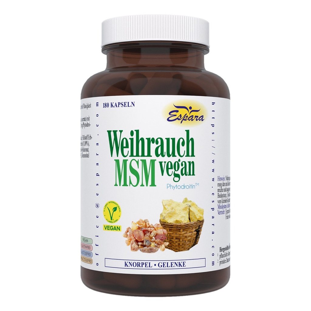 Espara Weihrauch-MSM vegan Kapseln 180 Kps.