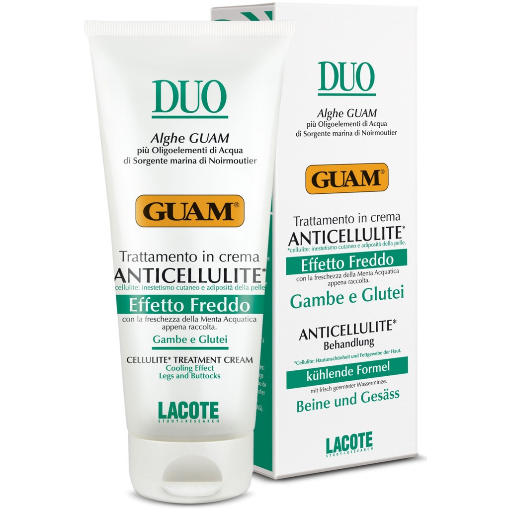 GUAM DUO Gesäß und Beine Intensivcreme gegen Cellulite kühlend 200ml