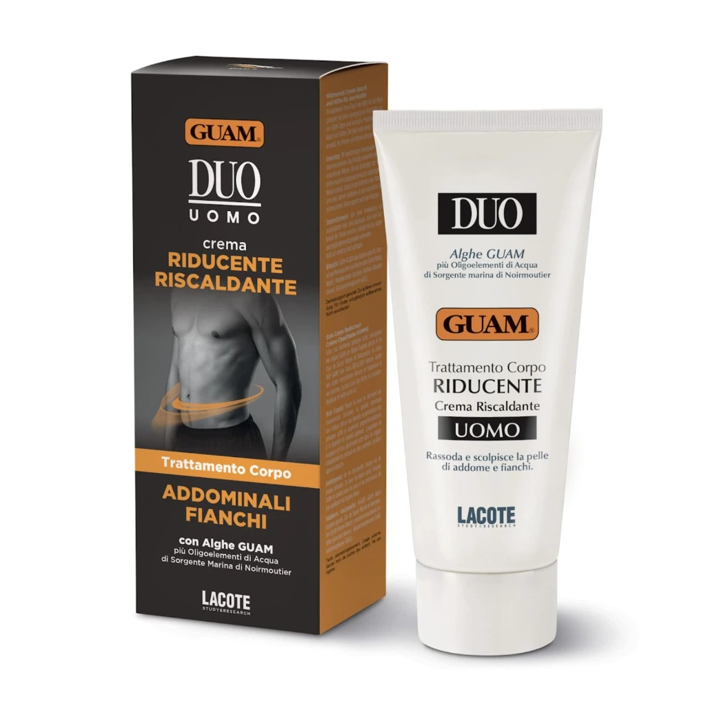 [250] GUAM DUO UOMO stark fettreduzierende und straffende Creme für den Mann 200ml 