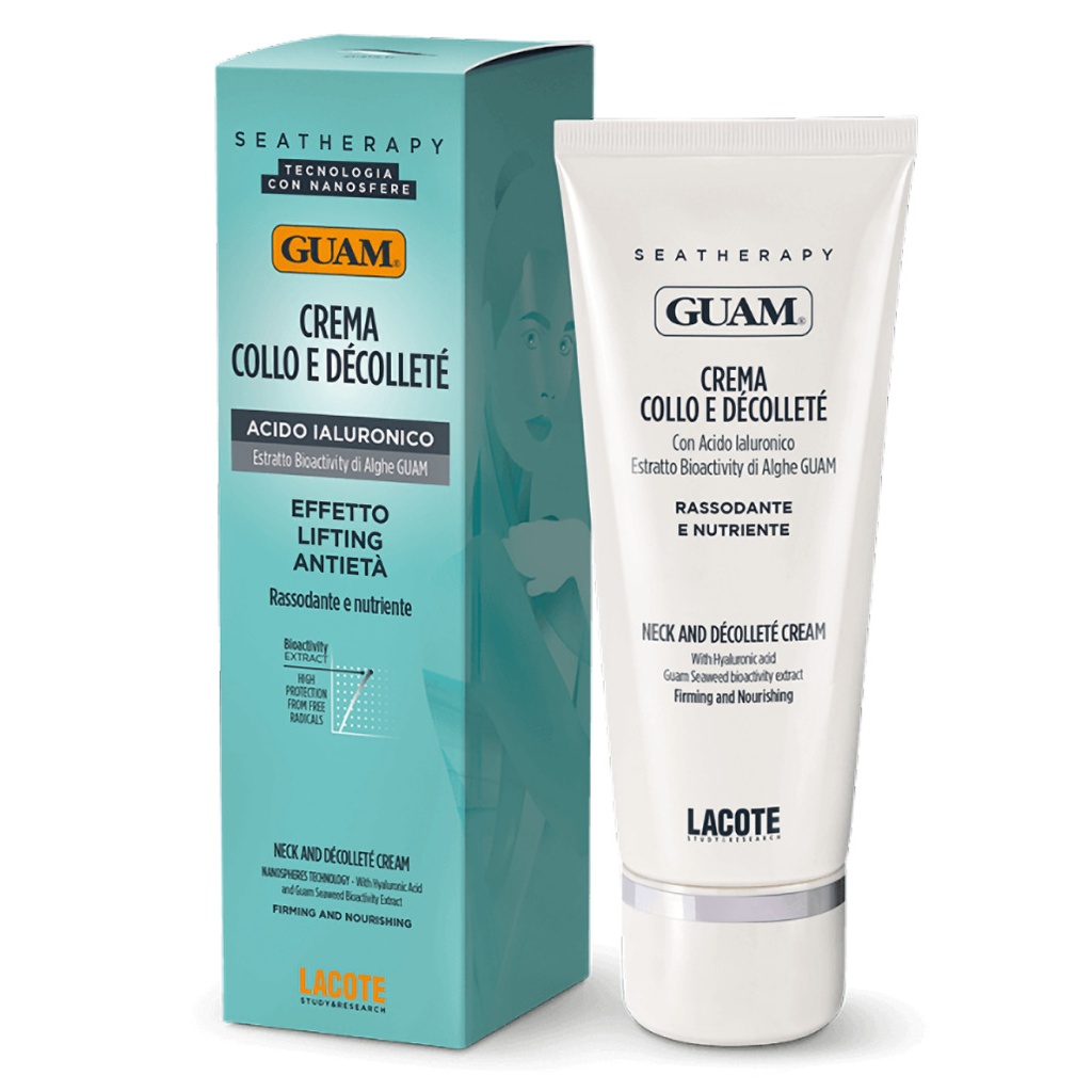 [1160] GUAM Seatherapy straffende Creme für Hals und Dekolletee mit Hyaluron 75ml