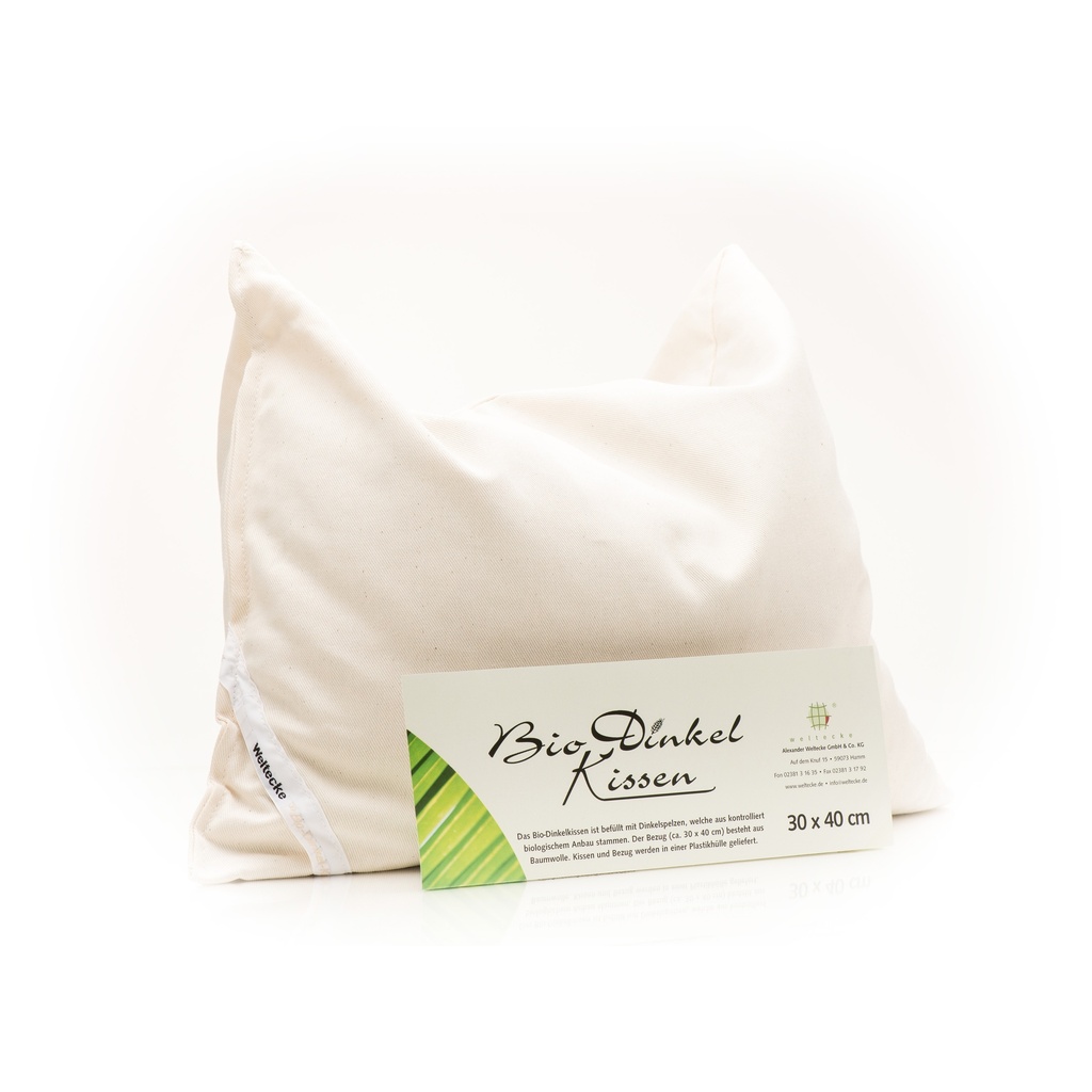  Weltecke Dinkelspelz-Kissen Bio 30*40