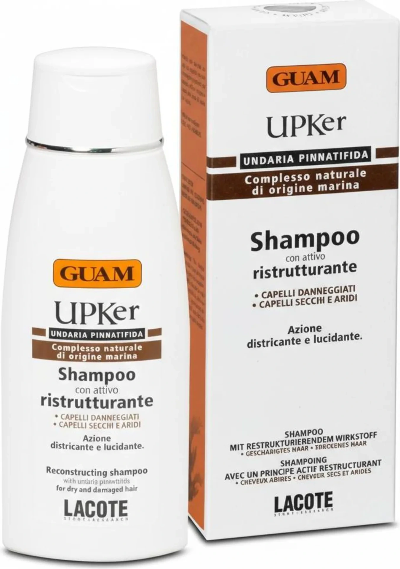 GUAM UPKer Shampoo für trockenes Haar - Haarspliss 200ml