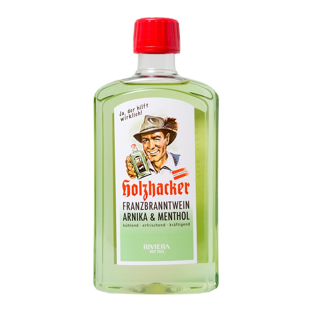 [HHFG0500] Holzhacker Franzbranntwein Arnika & Menthol 500 ml