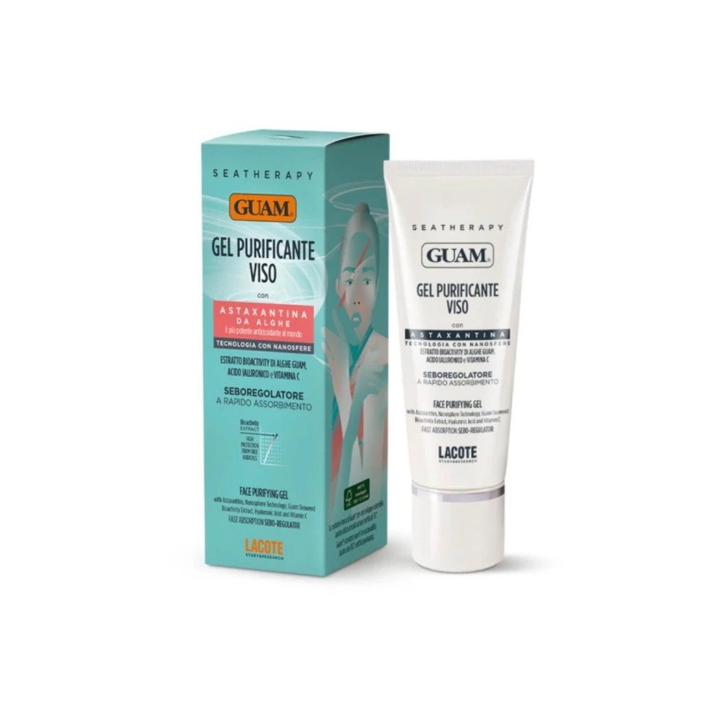 [1250] GUAM SEATHERAPY Gel Purificante - reinigendes Gesichtsgel mit Astaxantine 50 ml
