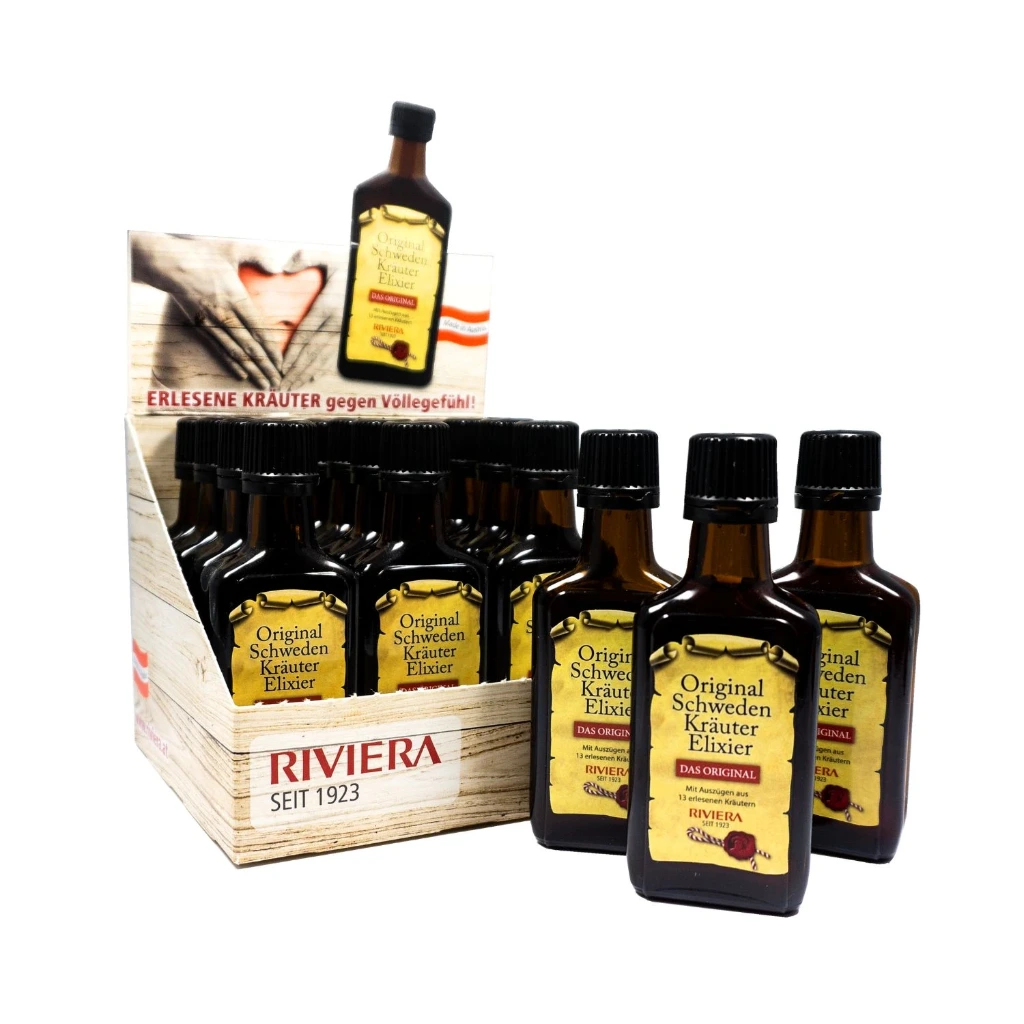 [SKELDIS0050] RIVIERA Original Schwedenkräuter Elixier Display  15x50 ml