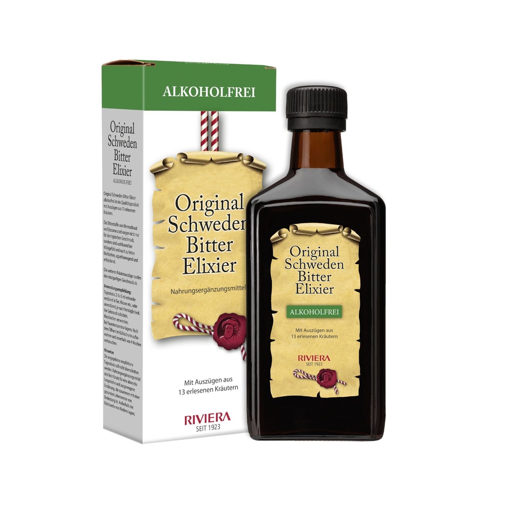 [SKELAF0500] RIVIERA Original Schwedenbitter Elixier alkoholfrei 500 ml