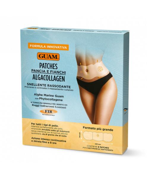 [696] GUAM FIR Algacollagen 8 fettreduzierende und straffende Patches für Bauch und Hüfte 
