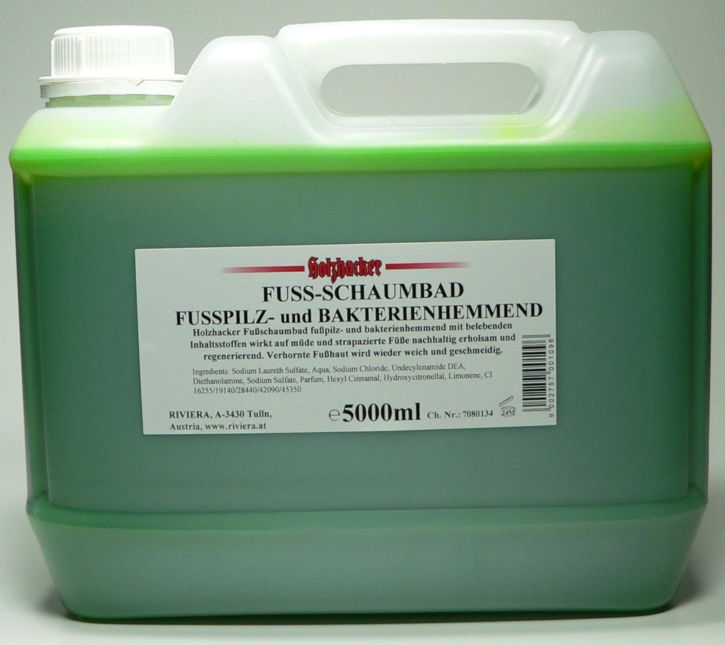 [FUBP5000] Holzhacker Fußschaumbad pilzhemmend 5000 ml