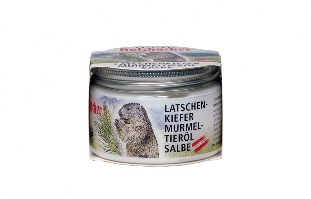 [LKMT0150] Holzhacker Latschenkiefer Murmeltieröl Salbe 150 ml Tiegel