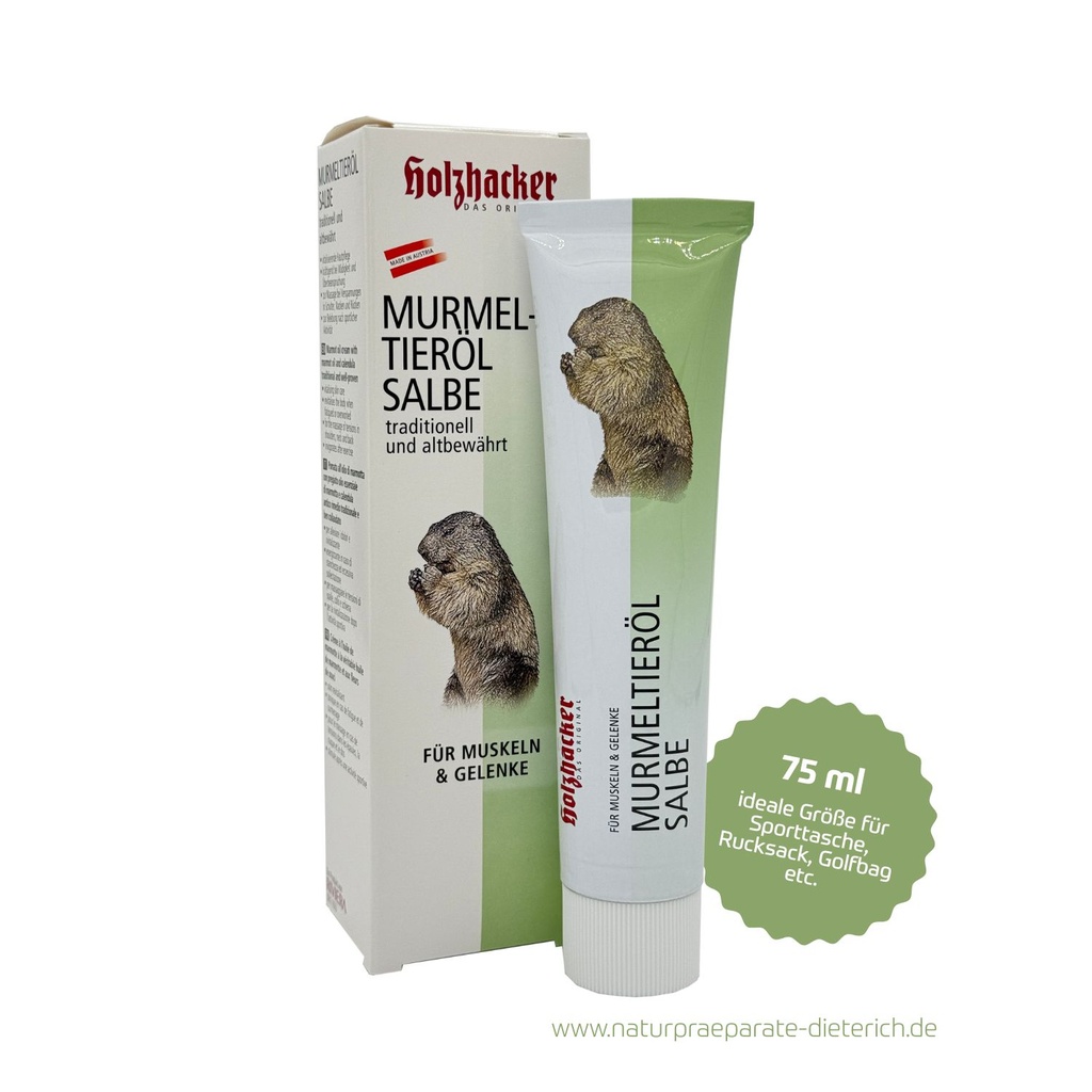 [MTCR0075P] Holzhacker Murmeltieröl Salbe 75 ml