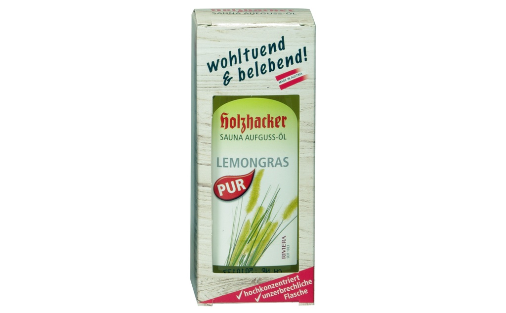 [SOLE0075] Holzhacker Sauna Aufguss-Öl Lemongras 75 ml