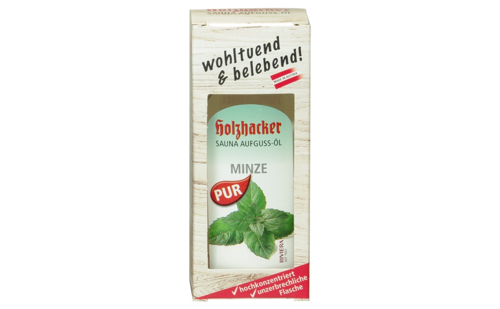 Holzhacker Sauna Aufguss-Öl Minze 75 ml