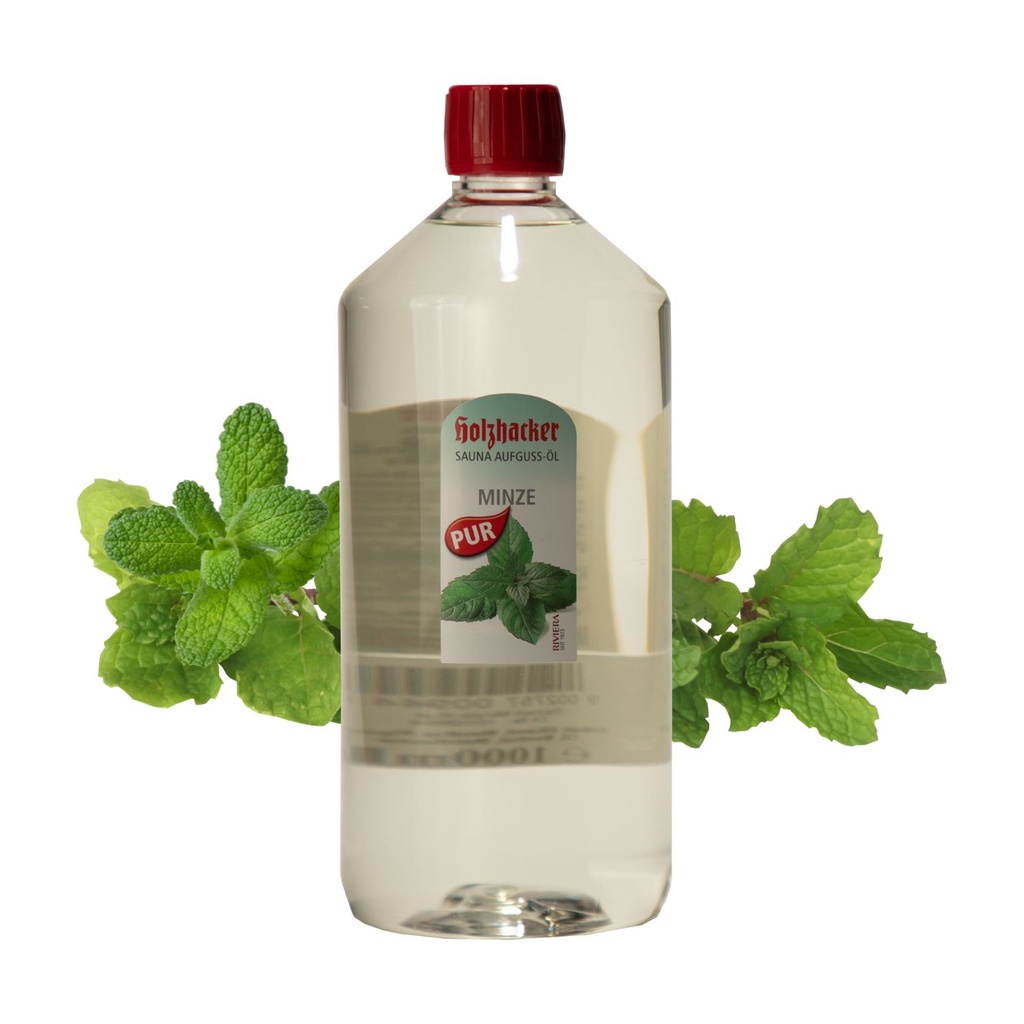 [SOMI1000] Holzhacker Sauna Aufguss-Öl Minze 1000 ml