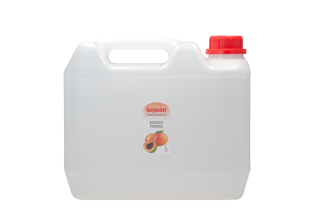 [SOMP5000] Holzhacker Sauna Aufguss-Öl Mango-Papaya 5000 ml