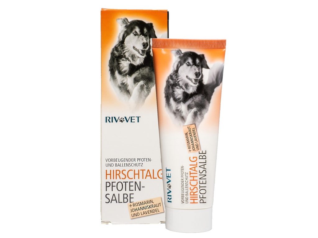 [HTVV0075] RIVIERA RIVVET Tiergesundheit Hirschtalg Pfotensalbe 75 ml