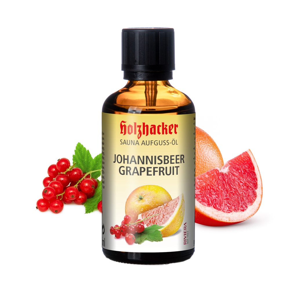 [SOJG0060] Holzhacker Sauna Aufguss-Öl Johannisbeer Grapefruit 60 ml  