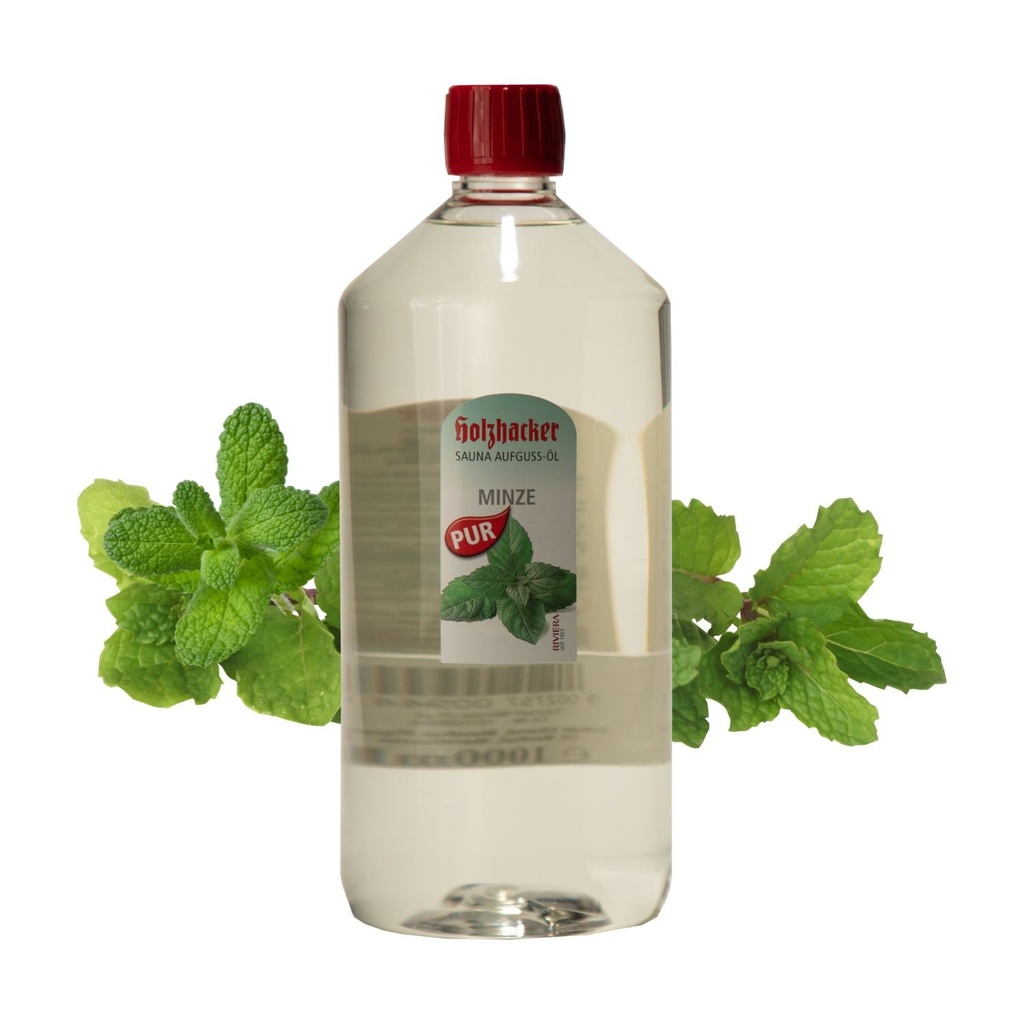 [SOMI1000] Holzhacker Sauna Aufguss-Öl Minze 1000 ml